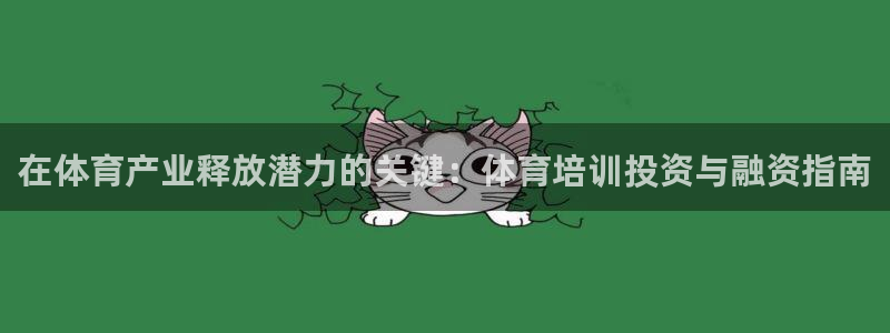 极悦平台官网入口登录：在体育产业释放潜力的关键：体育