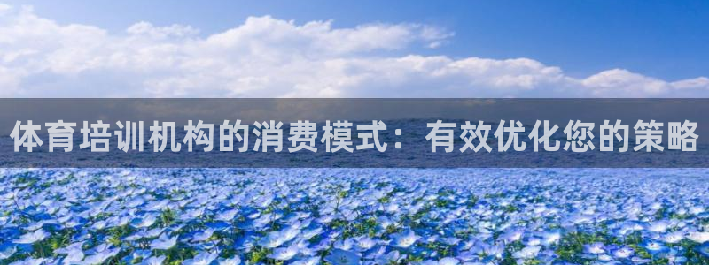 极悦平台官网登录入口下载：体育培训机构的消费模式：有