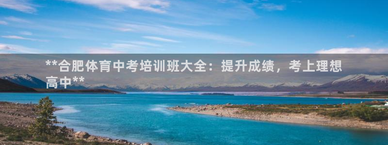 极悦平台股东是谁：**合肥体育中考培训班大全：提升成