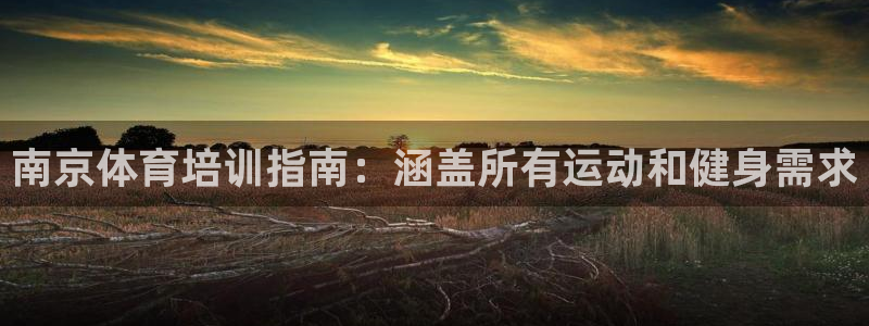 极悦平台官方网站入口：南京体育培训指南：涵盖所有运动