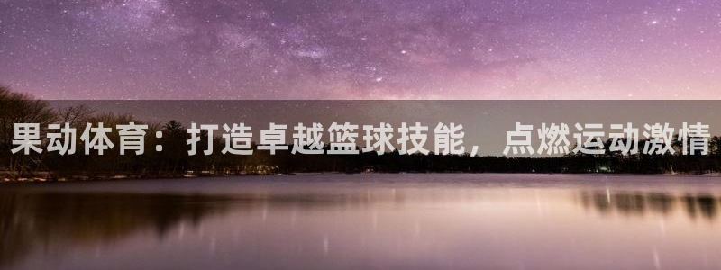 极悦平台注册用户名验证：果动体育：打造卓越篮球技能，