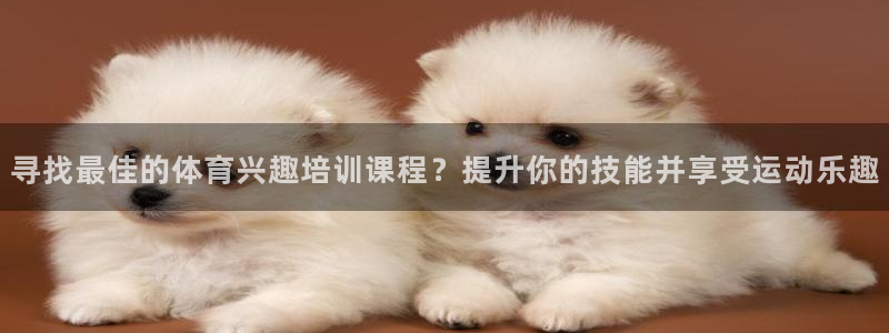 极悦平台注册用户名验证失败：寻找最佳的体育兴趣培训课