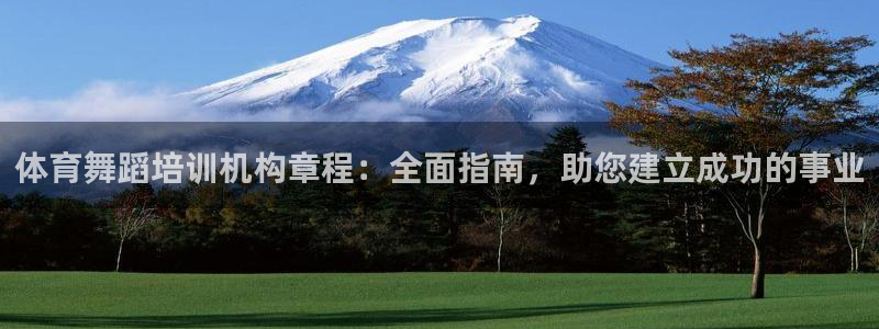 极悦平台注册登录入口在哪：体育舞蹈培训机构章程：全面