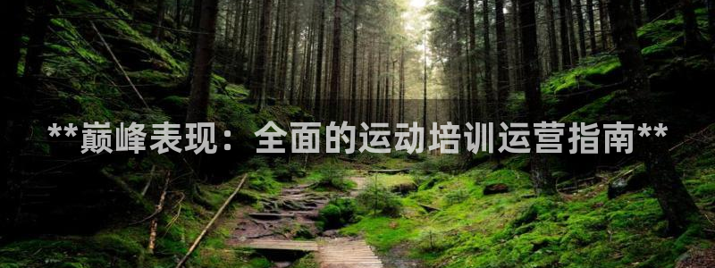 极悦平台注册流程详解：**巅峰表现：全面的运动培训运