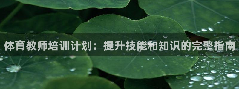 极悦官网下载最新版本更新内容视频：体育教师培训计划：