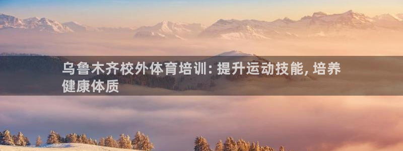 极悦平台注册流程图片：乌鲁木齐校外体育培训: 提升运