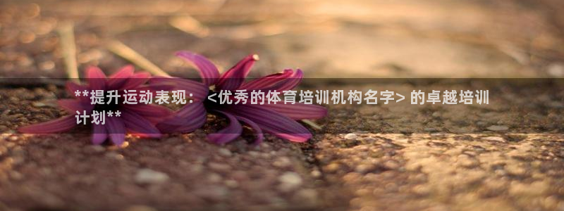 极悦娱乐贴吧官网：**提升运动表现： <优秀的体育培