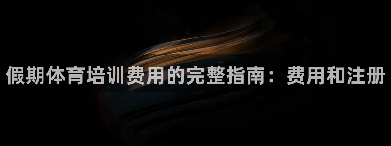 极悦平台代理怎么赚钱：假期体育培训费用的完整指南：费
