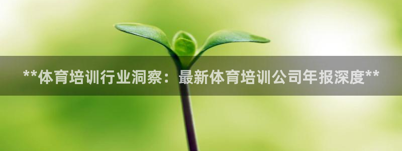 极悦官方网站：**体育培训行业洞察：最新体育培训公司