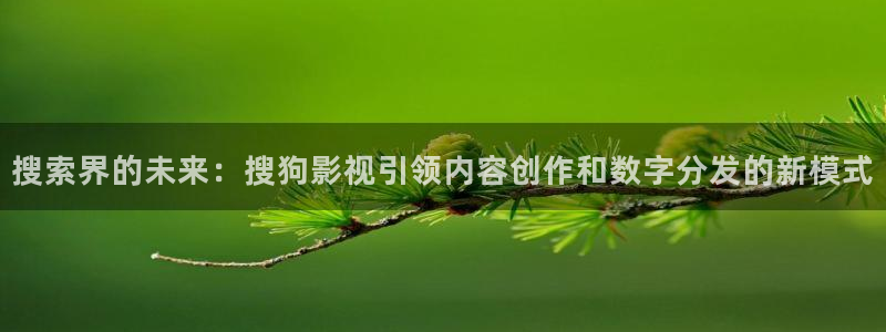真不卡影院我不卡：搜索界的未来：搜狗影视引领内容创作和数字分发的新模式